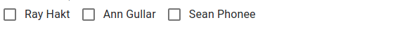 Checkboxes normal